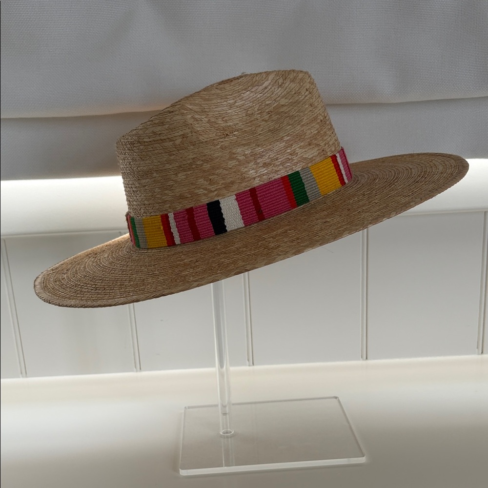 Multicolor Band Straw Hat by sunshine Tienda